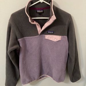 Patagonia half button sweatshirt